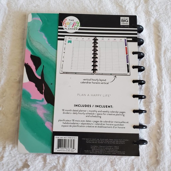 The Happy Planner Classic Glittery Paint 18 months Planner - Picture 2 of 5